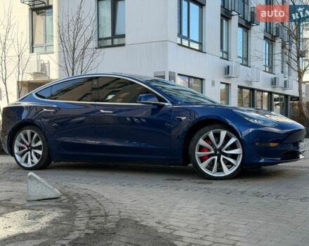Синий Тесла Модель 3, объемом двигателя 0 л и пробегом 115 тыс. км за 18999 $, фото 14 на Automoto.ua
