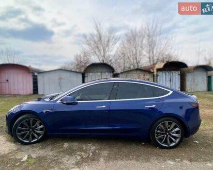 Синий Тесла Модель 3, объемом двигателя 0 л и пробегом 77 тыс. км за 19500 $, фото 6 на Automoto.ua