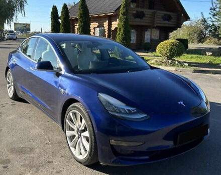 Синий Тесла Модель 3, объемом двигателя 0 л и пробегом 104 тыс. км за 19000 $, фото 3 на Automoto.ua