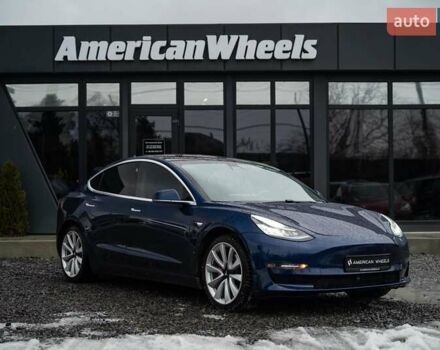Синий Тесла Модель 3, объемом двигателя 0 л и пробегом 79 тыс. км за 18900 $, фото 2 на Automoto.ua