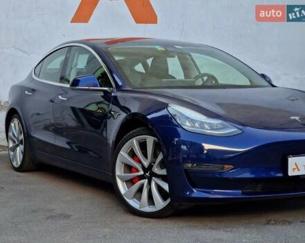 Синий Тесла Модель 3, объемом двигателя 0 л и пробегом 98 тыс. км за 19990 $, фото 10 на Automoto.ua