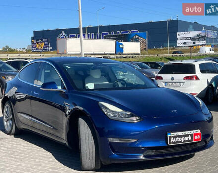 Тесла Модель 3 2018 у Львові на Automoto.ua Синій Тесла Модель 3, об'ємом двигуна 0 л та пробігом 198 тис. км за 16690 $, фото 1 на Automoto.ua