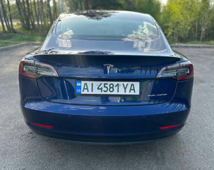 Синий Тесла Модель 3, объемом двигателя 0 л и пробегом 131 тыс. км за 15499 $, фото 3 на Automoto.ua
