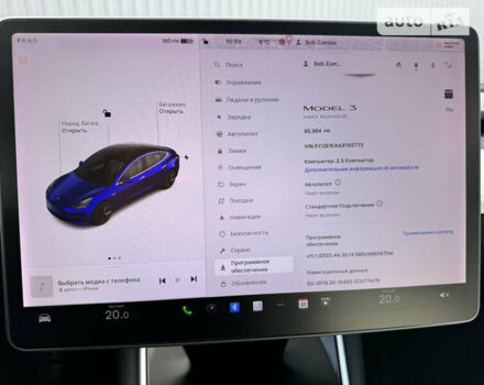 Синій Тесла Модель 3, об'ємом двигуна 0 л та пробігом 85 тис. км за 20800 $, фото 27 на Automoto.ua