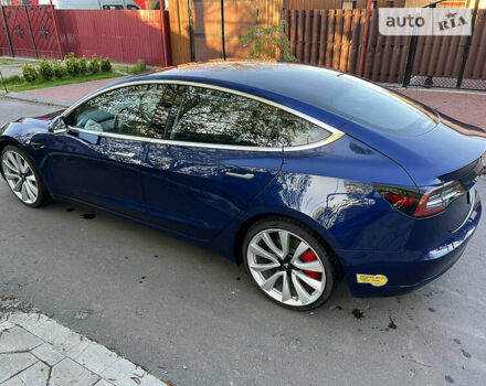 Синий Тесла Модель 3, объемом двигателя 0 л и пробегом 73 тыс. км за 36700 $, фото 5 на Automoto.ua