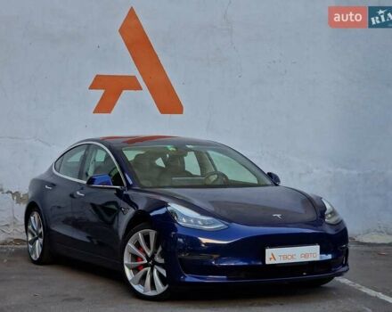 Синий Тесла Модель 3, объемом двигателя 0 л и пробегом 98 тыс. км за 19990 $, фото 7 на Automoto.ua