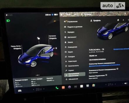 Синій Тесла Модель 3, об'ємом двигуна 0 л та пробігом 159 тис. км за 28900 $, фото 13 на Automoto.ua