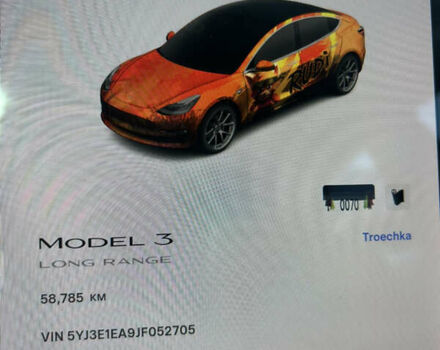 Синий Тесла Модель 3, объемом двигателя 0 л и пробегом 58 тыс. км за 17800 $, фото 8 на Automoto.ua