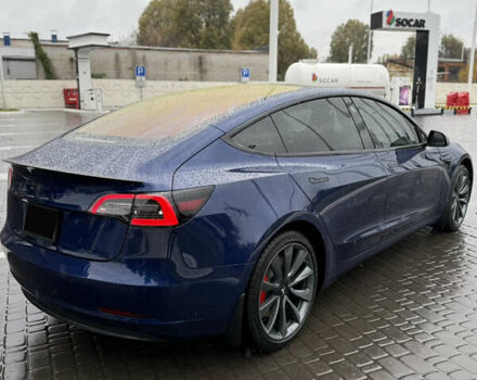 Синий Тесла Модель 3, объемом двигателя 0 л и пробегом 79 тыс. км за 18900 $, фото 4 на Automoto.ua