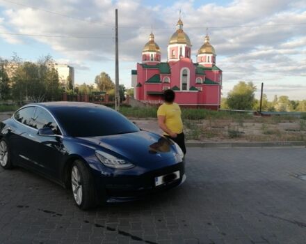 Синий Тесла Модель 3, объемом двигателя 0 л и пробегом 220 тыс. км за 17000 $, фото 1 на Automoto.ua