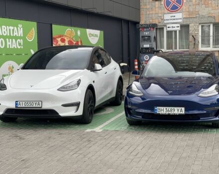 Синий Тесла Модель 3, объемом двигателя 0 л и пробегом 72 тыс. км за 19500 $, фото 1 на Automoto.ua