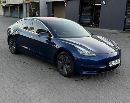 Синий Тесла Модель 3, объемом двигателя 0 л и пробегом 104 тыс. км за 14800 $, фото 1 на Automoto.ua
