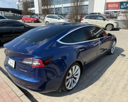 Синий Тесла Модель 3, объемом двигателя 0 л и пробегом 116 тыс. км за 17800 $, фото 3 на Automoto.ua