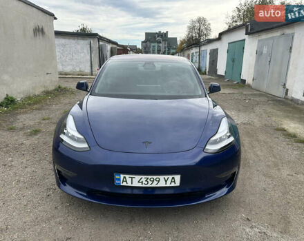 Синий Тесла Модель 3, объемом двигателя 0 л и пробегом 57 тыс. км за 18200 $, фото 1 на Automoto.ua