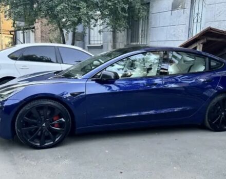 Синій Тесла Модель 3, об'ємом двигуна 0 л та пробігом 70 тис. км за 18500 $, фото 1 на Automoto.ua