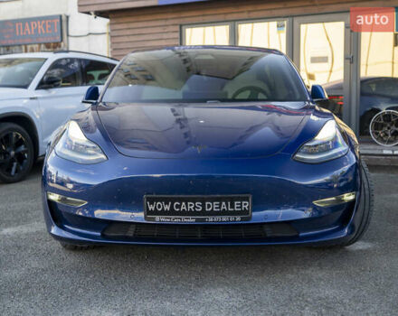 Синий Тесла Модель 3, объемом двигателя 0 л и пробегом 42 тыс. км за 18200 $, фото 1 на Automoto.ua