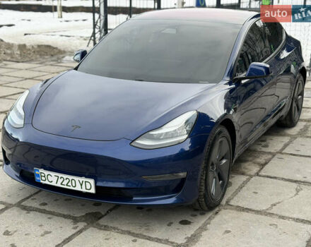 Синий Тесла Модель 3, объемом двигателя 0 л и пробегом 128 тыс. км за 15500 $, фото 3 на Automoto.ua