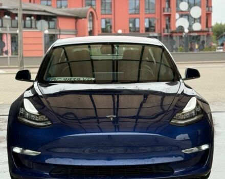 Синий Тесла Модель 3, объемом двигателя 0 л и пробегом 104 тыс. км за 16999 $, фото 1 на Automoto.ua