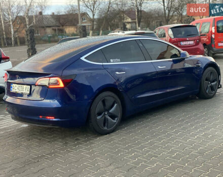 Синий Тесла Модель 3, объемом двигателя 0 л и пробегом 202 тыс. км за 16500 $, фото 1 на Automoto.ua