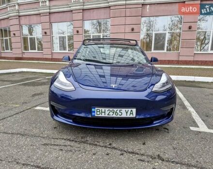 Синий Тесла Модель 3, объемом двигателя 0 л и пробегом 71 тыс. км за 17555 $, фото 1 на Automoto.ua