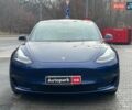 Синий Тесла Модель 3, объемом двигателя 0 л и пробегом 100 тыс. км за 16490 $, фото 1 на Automoto.ua