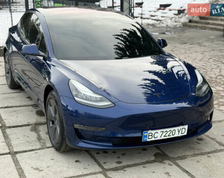 Синий Тесла Модель 3, объемом двигателя 0 л и пробегом 128 тыс. км за 15500 $, фото 2 на Automoto.ua