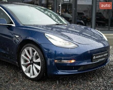 Синий Тесла Модель 3, объемом двигателя 0 л и пробегом 79 тыс. км за 18900 $, фото 8 на Automoto.ua