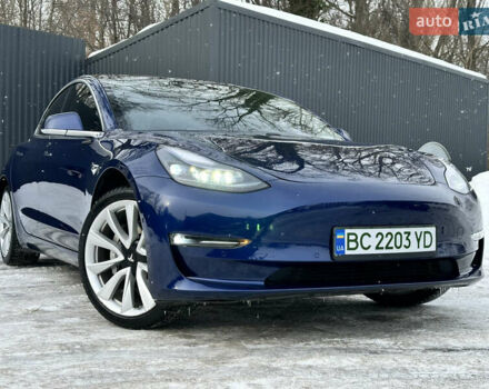 Синий Тесла Модель 3, объемом двигателя 0 л и пробегом 145 тыс. км за 14500 $, фото 1 на Automoto.ua