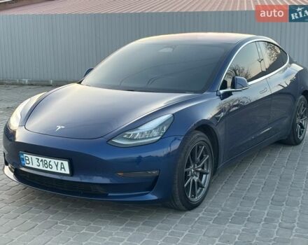 Синий Тесла Модель 3, объемом двигателя 0 л и пробегом 111 тыс. км за 17500 $, фото 3 на Automoto.ua