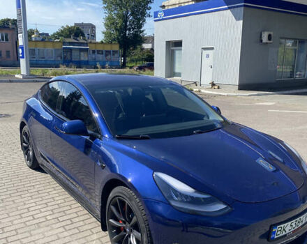 Синий Тесла Модель 3, объемом двигателя 0 л и пробегом 134 тыс. км за 23000 $, фото 2 на Automoto.ua