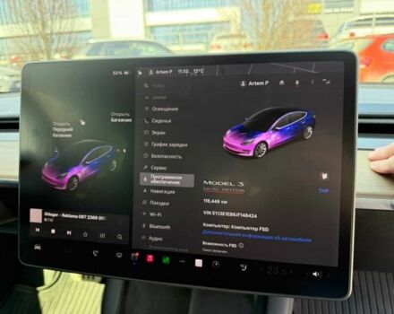Синій Тесла Модель 3, об'ємом двигуна 0 л та пробігом 116 тис. км за 17800 $, фото 3 на Automoto.ua