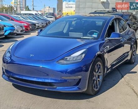 Синий Тесла Модель 3, объемом двигателя 0 л и пробегом 71 тыс. км за 15840 $, фото 1 на Automoto.ua
