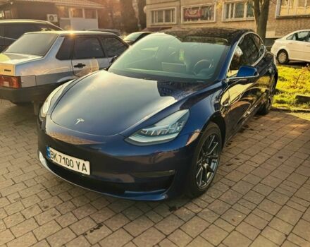 Синий Тесла Модель 3, объемом двигателя 0 л и пробегом 101 тыс. км за 14200 $, фото 1 на Automoto.ua