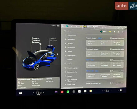 Синий Тесла Модель 3, объемом двигателя 0 л и пробегом 140 тыс. км за 15400 $, фото 10 на Automoto.ua