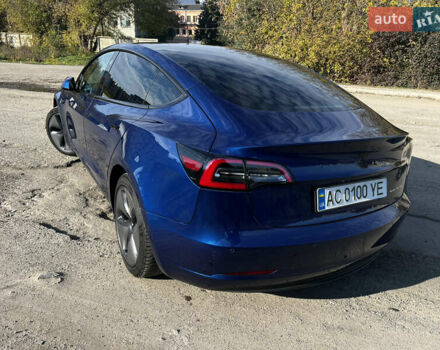 Синий Тесла Модель 3, объемом двигателя 0 л и пробегом 93 тыс. км за 21000 $, фото 2 на Automoto.ua