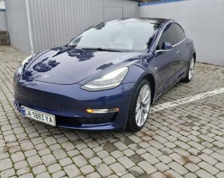 Синий Тесла Модель 3, объемом двигателя 0 л и пробегом 106 тыс. км за 18100 $, фото 1 на Automoto.ua