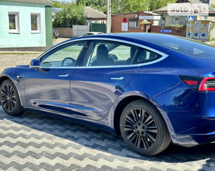 Синий Тесла Модель 3, объемом двигателя 0 л и пробегом 49 тыс. км за 22000 $, фото 4 на Automoto.ua