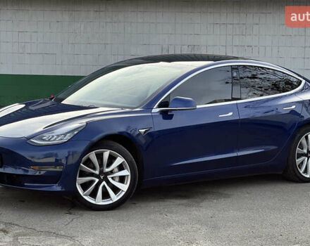 Синий Тесла Модель 3, объемом двигателя 0 л и пробегом 115 тыс. км за 14800 $, фото 1 на Automoto.ua