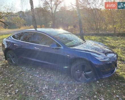 Синий Тесла Модель 3, объемом двигателя 0 л и пробегом 54 тыс. км за 18300 $, фото 3 на Automoto.ua