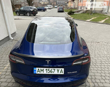 Синій Тесла Модель 3, об'ємом двигуна 0 л та пробігом 58 тис. км за 24900 $, фото 11 на Automoto.ua