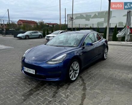 Синий Тесла Модель 3, объемом двигателя 0 л и пробегом 53 тыс. км за 20500 $, фото 4 на Automoto.ua