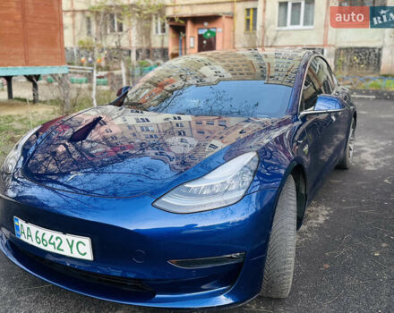 Синий Тесла Модель 3, объемом двигателя 0 л и пробегом 120 тыс. км за 17450 $, фото 3 на Automoto.ua