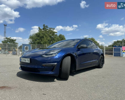 Синий Тесла Модель 3, объемом двигателя 0 л и пробегом 90 тыс. км за 19000 $, фото 2 на Automoto.ua