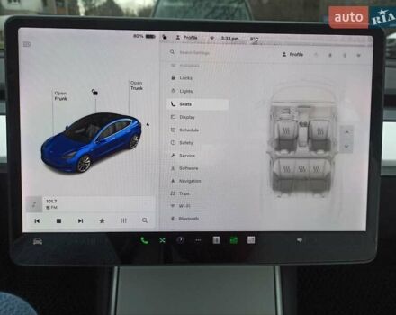 Синий Тесла Модель 3, объемом двигателя 0 л и пробегом 53 тыс. км за 20500 $, фото 13 на Automoto.ua