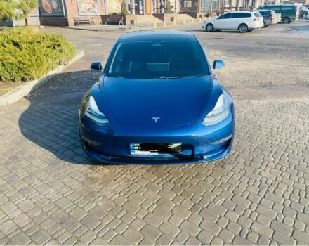 Синій Тесла Модель 3, об'ємом двигуна 0 л та пробігом 83 тис. км за 361 $, фото 1 на Automoto.ua