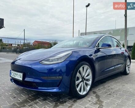 Синий Тесла Модель 3, объемом двигателя 0 л и пробегом 53 тыс. км за 20500 $, фото 3 на Automoto.ua