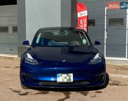 Синий Тесла Модель 3, объемом двигателя 0 л и пробегом 129 тыс. км за 17500 $, фото 1 на Automoto.ua