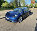 Синий Тесла Модель 3, объемом двигателя 0 л и пробегом 49 тыс. км за 28500 $, фото 1 на Automoto.ua