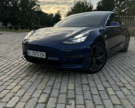 Синий Тесла Модель 3, объемом двигателя 0 л и пробегом 95 тыс. км за 17499 $, фото 4 на Automoto.ua