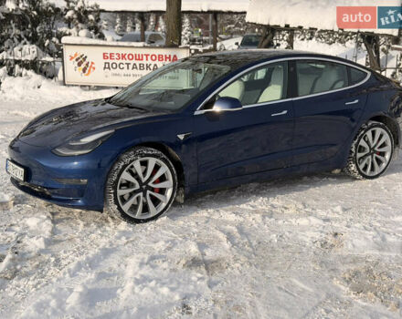Синий Тесла Модель 3, объемом двигателя 0 л и пробегом 135 тыс. км за 21000 $, фото 1 на Automoto.ua